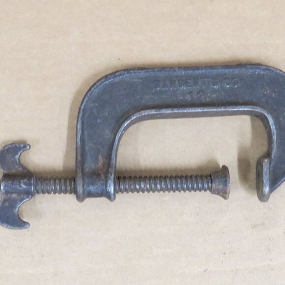 Vintage Sargent & Co Bat Wing No. 13 Clamp Opening 3" C-Clamp Works Smoothly - Picture 1 of 8